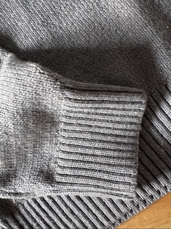 H&M Light Taupe Ribbed Mock Neck Sweater - Picture 4 of 4